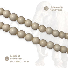 Dius Handmade Mammoth Tusk Bead Fossil Necklace Christmas Gift